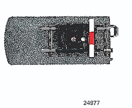 3-Rail C Track -- Track End w/Bumper