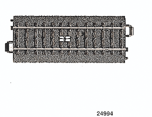 C-Track -- Straight Circuit - 3-11/16"  9.4cm