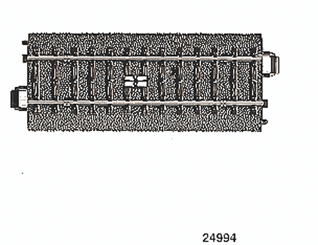 C-Track -- Straight Circuit - 3-11/16"  9.4cm