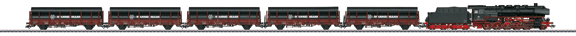 Steam Freight "Steel Pipe" Heavy Train Set w/Sound (Limited Edition) -- German Federal Railroad (DB)