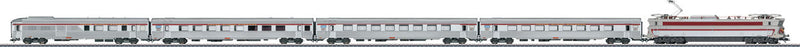 TEE L’Etoile du Nord Train-Only Set - 3-Rail w/Sound & Digital -- French State Railways SNCF (Era IV 1974, silver, maroon)