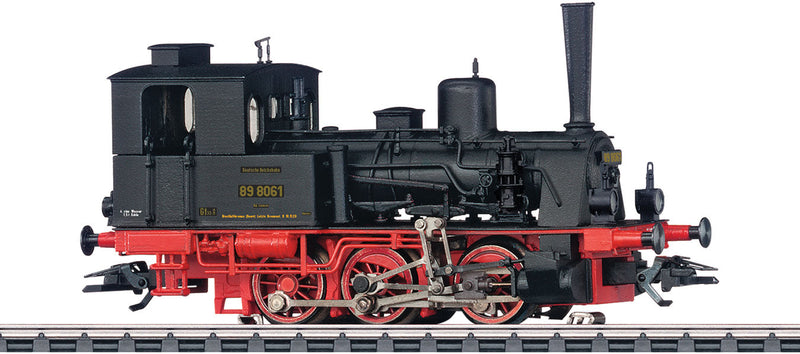 800 Years of Rostock Train-Only Set - 3-Rail - Sound and Digital -- German State Railroad DRG Class 89.80 0-6-0T, 3 Cars (Era II 1920s)-1