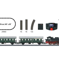 Track 1 Digital Starter Set with Mobile Station - 3-Rail - Digital - Exclusiv -- German Federal Railroad Class 74 (Era III) 2-6-0T and 2 Passenger Cars