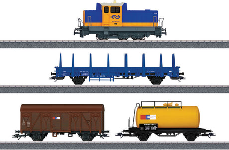 Dutch Freight Train Starter Set - 3-Rail - Sound and Digital - Ready to Run -- Era V Class 700, 3 Cars, C-Track Oval, Digital Mobile Station