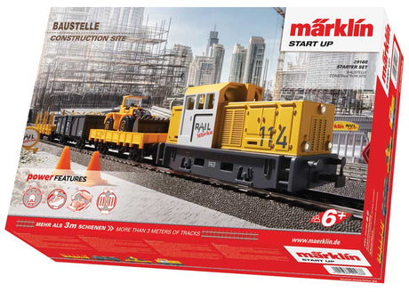 Construction Site Starter Set - 3-Rail - Standard AC -- 4-Wheel Diesel, 3 Cars, 51 x 30" C-Track Oval, Controller-2