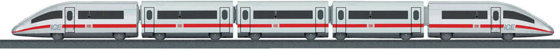 ICE 3 Train Starter Set - Wireless Battery-Operated w/Sound - My World -- ICE Loco, 3 Cars, Cab Car, Track Oval w/Siding, Controller & Accessories