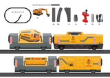 Battery-Powered Construction Site Starter Set - My World -- Diesel, 3-Cars, Track Oval w/Siding, Controller, Accessories-2