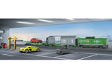 Auto Transport - Battery Operated Starter Set w/Plastic Track - My World -- Diesel Loco, 2 Cars, Track Oval, Controller-4
