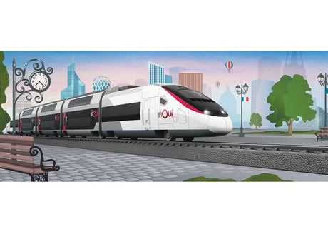 TGV Duplex Battery-Operated Starter Set with Plastic Track - My World -- French State Railways SNCF (Era VI, black, gray, red, white)-3
