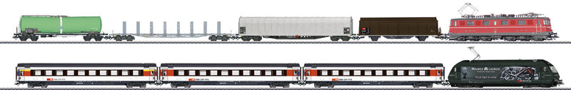 Swiss Era VI 2-Train Mega Starter Set - 3-Rail w/Digital & Central Station -- Swiss Federal Railways SBB CFF FFS (Era VI) 230 Volts-1