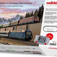 Swiss Era VI 2-Train Mega Starter Set - 3-Rail w/Digital & Central Station -- Swiss Federal Railways SBB CFF FFS (Era VI) 230 Volts