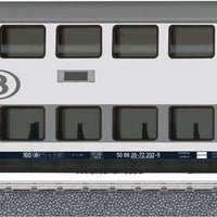 Passenger Train Starter Set - 3-Rail w/Digital & Sound -- Belgian Railways SNCB HLE 18 Electric, 2 Cars, Track Oval w/Siding, Controll