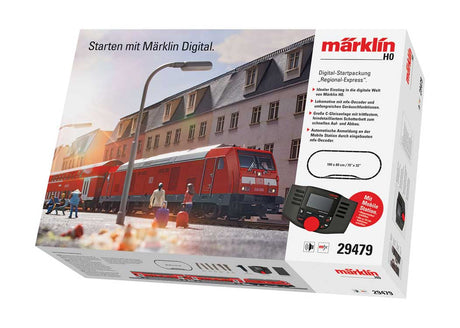 Regional Express Starter Set - 3-Rail w/Sound & Digital -- German Railroad DB AG Class 245 Diesel & 2 Bi-Level Cars, Track, Central Sta-2