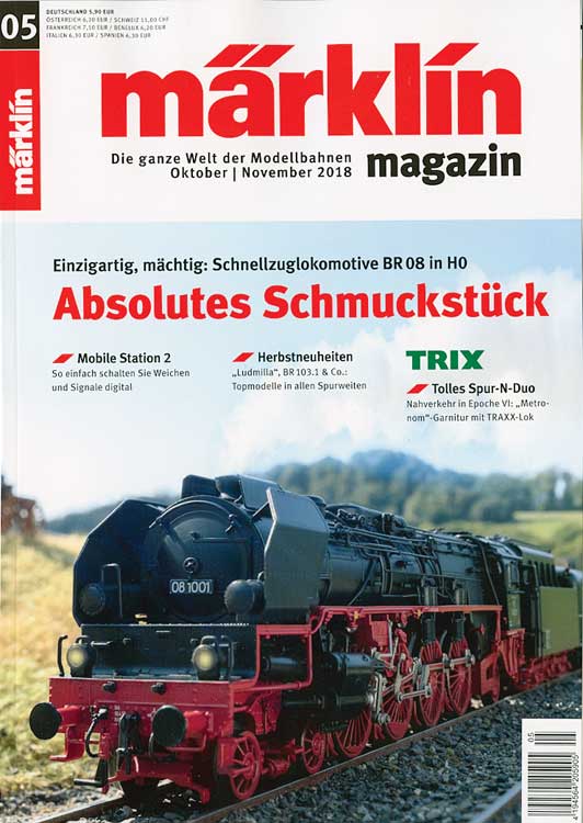 Marklin Magazine -- 2018 Issue 5 (German Language)