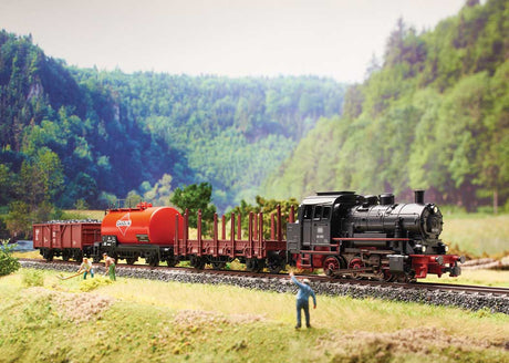 Freight Train Set - Digital -- DB Class 89.0 0-6-0T, 3 Cars, C-Track Oval, Mobile Station Controller-3