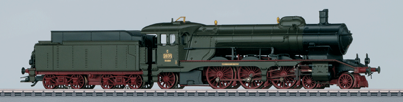 Steam Class C 4-6-2 & K 2-12-0 Stuttgart Station Set w/Sound & Digital -- Royal Wurttemberg State Railways K.W.St.E. (Era I; green, red)