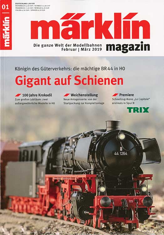 Marklin Magazine -- 2019 Issue 1, German Language