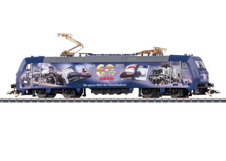 Bombardier TRAXX Class 185.2 Electric - 3-Rail - Sound and Digital -- Marklin Magazine 60th Anniversary (blue, gray)-2