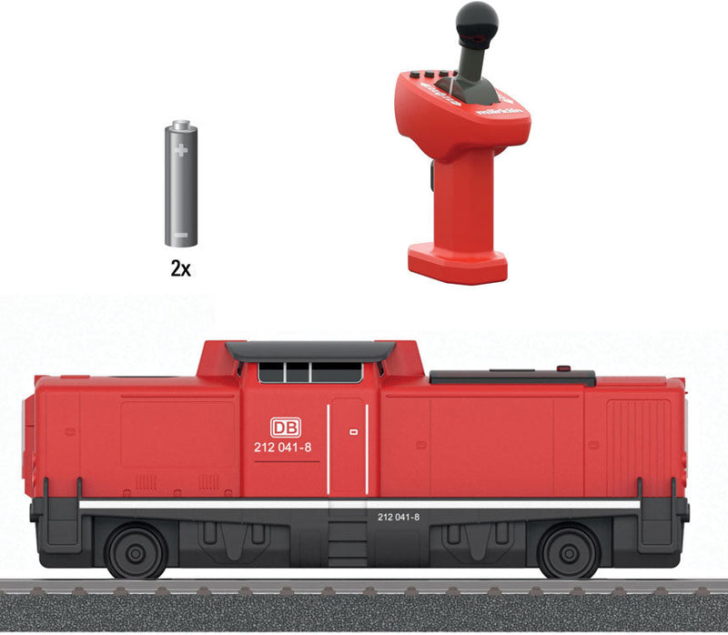 Class 212 Diesel w/Rechargeable Battery - My World -- German Railroad DB AG (red)