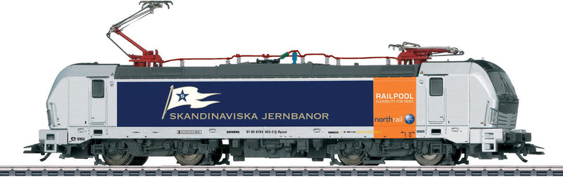 Siemens Vectron Class 193 Electric - 3-Rail w/Sound & Digital -- Railpool Northrail (Era VI 2016, gray, blue, orange)