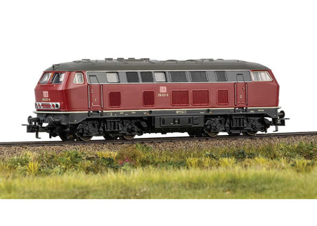 Class 216 Diesel - 3-Rail - Sound and Digital -- German Railroad DB AG (Era V 1995, red, gray)-1