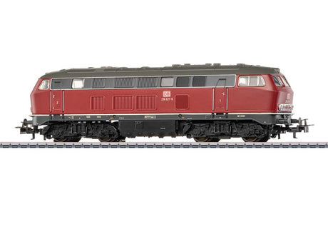 Class 216 Diesel - 3-Rail - Sound and Digital -- German Railroad DB AG (Era V 1995, red, gray)-2