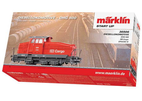 Henschel DHG 500 Diesel - 3-Rail - Sound and Digital - Start-Up -- DB Cargo (Fantasy Scheme, Era VI, red, gray)-3