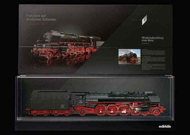 Presentation Display Case -- For DR Class 08 Steam Locomotive