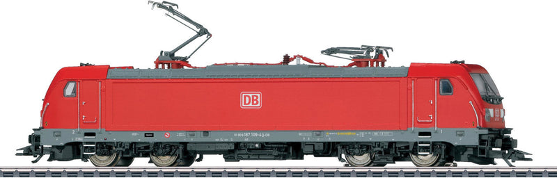 Bombardier Traxx AC 3 Class 187.1 Electric - 3-Rail w/Sound & Digital -- German Railroad DB AG (Era VI, Traffic Red, gray)-1