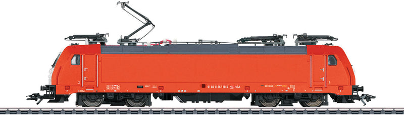 Bombardier Traxx Class E 186 Electric - 3-Rail - Sound and Digital -- Dutch Railways NS 186 001-045 (Era VI 2017, red, gray)
