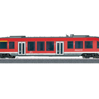 LINT 27 Class 640 Diesel Railcar - 3-Rail w/Sound & Digital -- German Railroad DB AG (Era VI, Traffic Red, gray, white)