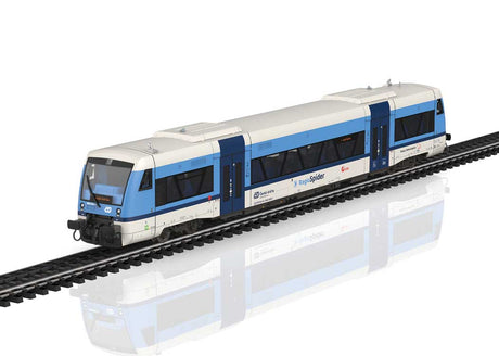 Regio Shuttle RS1 Class 650 Diesel Powered Rail Car - 3-Rail - Sound and Digit -- Czech State Railroad CD #840 006-1 (Era VI 2020, blue, white)-1