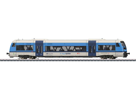 Regio Shuttle RS1 Class 650 Diesel Powered Rail Car - 3-Rail - Sound and Digit -- Czech State Railroad CD #840 006-1 (Era VI 2020, blue, white)-2
