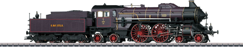 Class S 2-6 4-4-4 - 3-Rail - Sound and Digital -- Royal Bavarian State Railroad K.Bay.Sts.B. (Era I 1910, maroon, black, red)-1