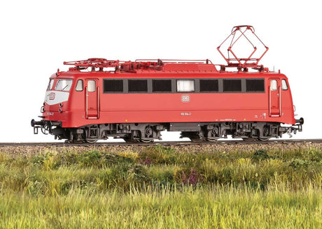 Class 110.3 Electric w/Pants Crease - 3-Rail  - Sound & Digital -- German Federal Railroad DB #110 314-2 (Era V 1993, red, white, gray)-1