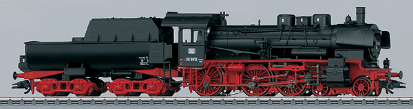 Class 38.10-40 4-6-0 w/Tub-Style Tender - 3-Rail w/Sound & Digital - Exclusiv -- German Federal Railway (Era III; black, red)