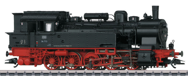 Steam Class 94.5-18 0-10-0 Tank Engine - Digital Equipped -- German Federal Railway #94 713 (Era III 1961; black, red)