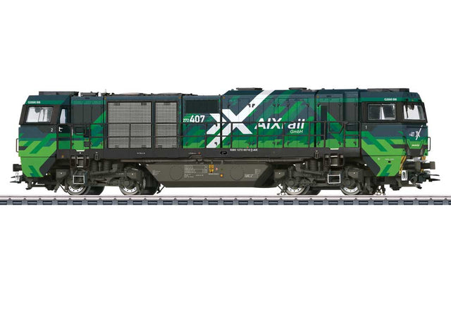 Class 272 Vossloh G2000 - 3-Rail - Sound and Digital -- AIXrail #272 407-8 (Era VI 2024, green, black)