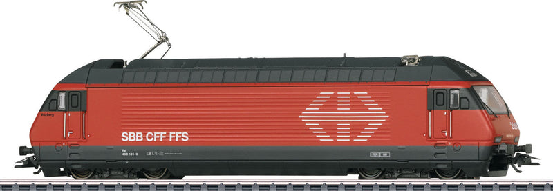 Class Re 460 Electric - 3-Rail w/Sound & Digital -- Swiss Federal Railways SBB #460 101-9 Bozberg (Era V 1994, red, gray)