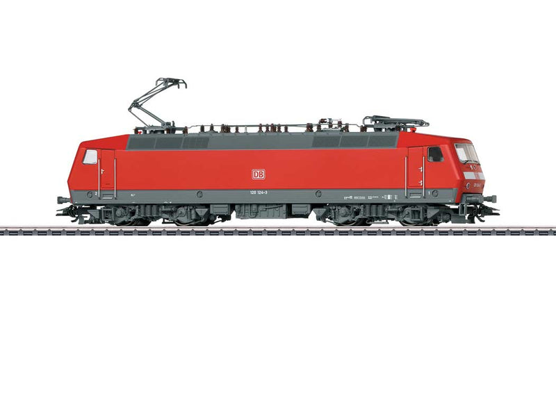 Class 120.1 Electric - 3-Rail w/Sound & Digital -- German Railroad DB AG 120 124-3 (Era VI 2003, red, gray)-1