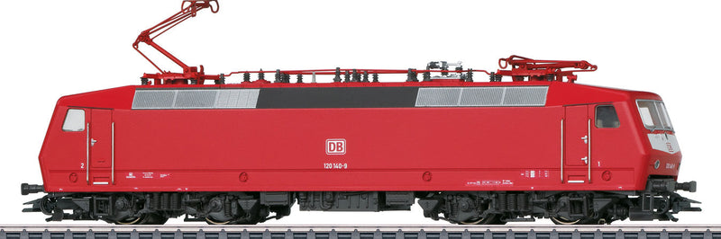 Class 120.1 Electric - 3-Rail w/Sound & Digital -- German Railroad DB AG #120 140-9 (Era V 1995, traffic red, gray)
