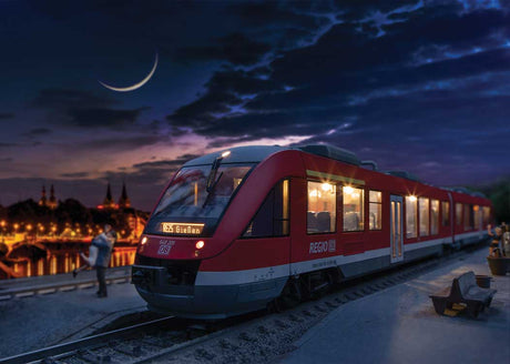 Class 648.2 LINT 41 Diesel Rail Car - 3-Rail - Sound and Digital -- German Railroad DB AG #648 206-0, 648 706-9 (Era VI 2016, Regio, red, gray)-4