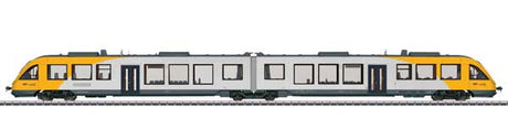 Class 648.2 LINT 41 Diesel Rail Car - 3-Rail - Sound and Digital -- Lokalbanen 648 113-2, 648 213-0 (Era VI 2021, white, yellow, gray)