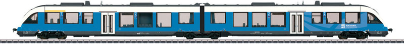 LINT 41 Class 648.2 Diesel Railcar Set - 3-Rail - Sound and Digital -- Bentheim Railroad BE 648 111-0, 648 611-9 (Era VI 2019, blue, white)