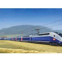 TGV Euroduplex High-Speed Train-Only Set - 3-Rail - Sound and Digital -- French State Railways SNCF (Era VI, silver, blue, black, red)