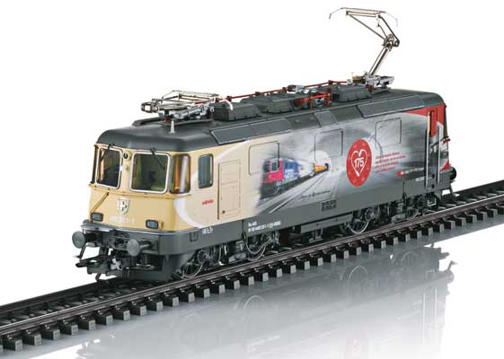 Class Re 420 Electric - 3-Rail - Sound and Digital -- Swiss Federal Railways SBB #420 251-1 (Era VI 2022, SBB 175 Years, red, beig-1