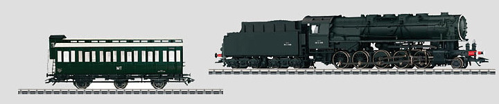 Digital Class 150X Loco w/Tender & Crew Car -- French State Railways