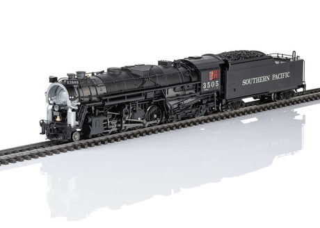 Class T1a 2-8-4 Berkshire - 3-Rail - Sound, Digital and Smoke -- Southern Pacific #3505 (black, graphite, silver)
