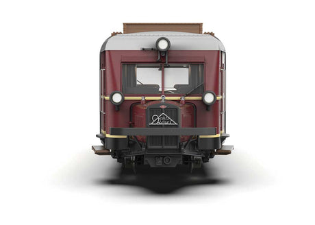 Class VT 88.9 Cvt-34 Diesel "Pig Snout" Rail Car - 3-Rail - Sound and Digi -- German Federal Railroad DB #VT 88 902 (Era III 1950, red, silver)-3