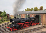 Class 18 4-6-2 - 3-Rail - Sound and Digital -- German Federal Railroad DB #18 323 (Era III 1966, black, red)-1